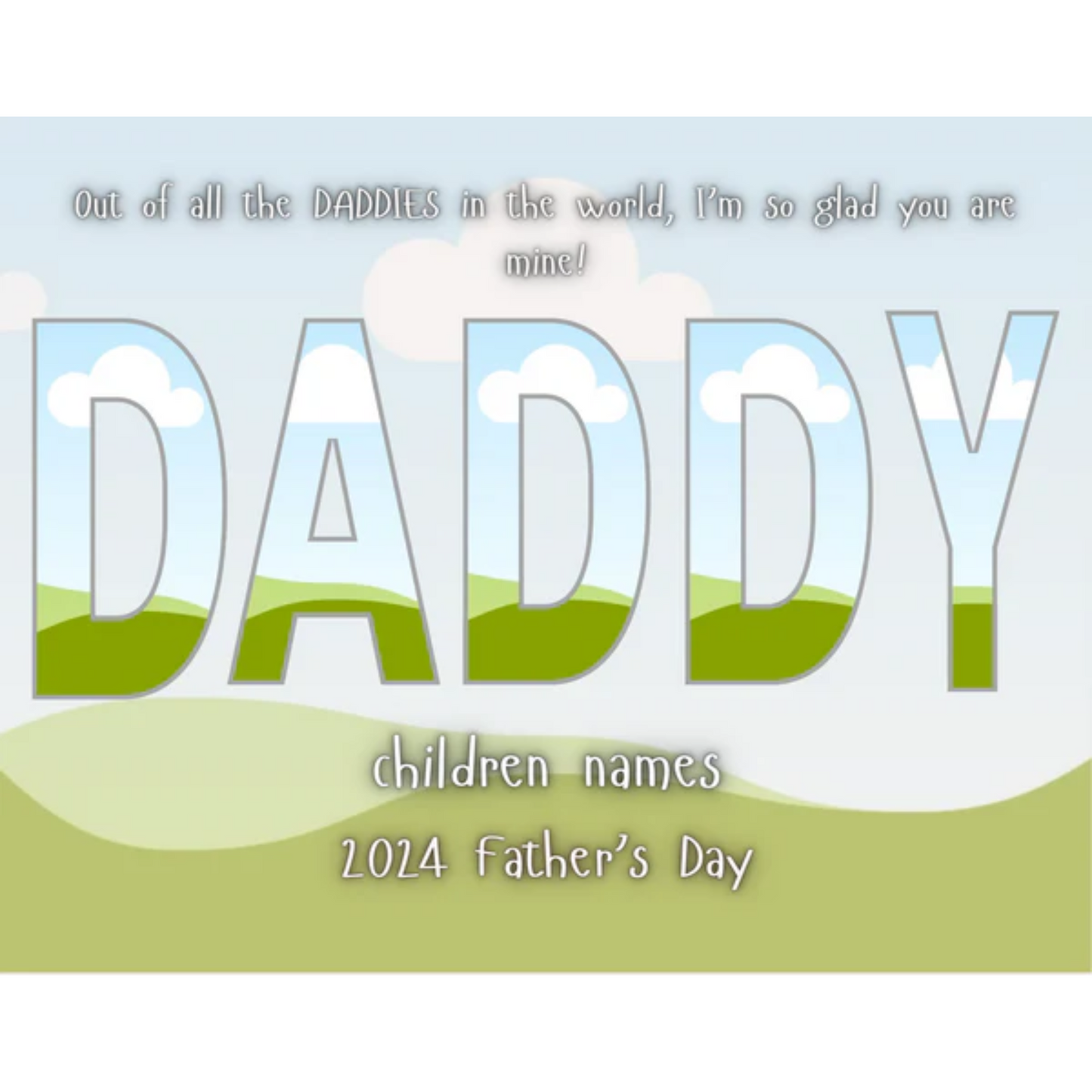Father’s Day Daddy Frame