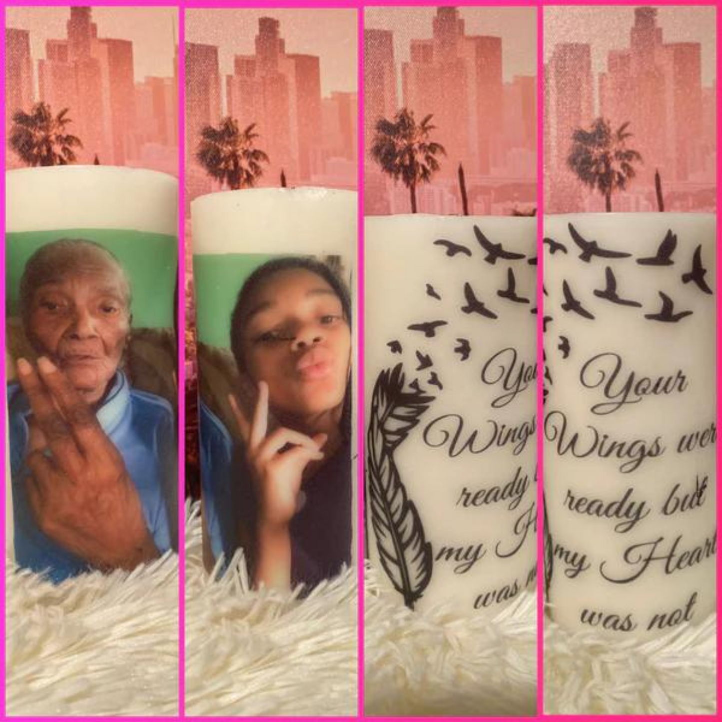 Personalized Photo Candle