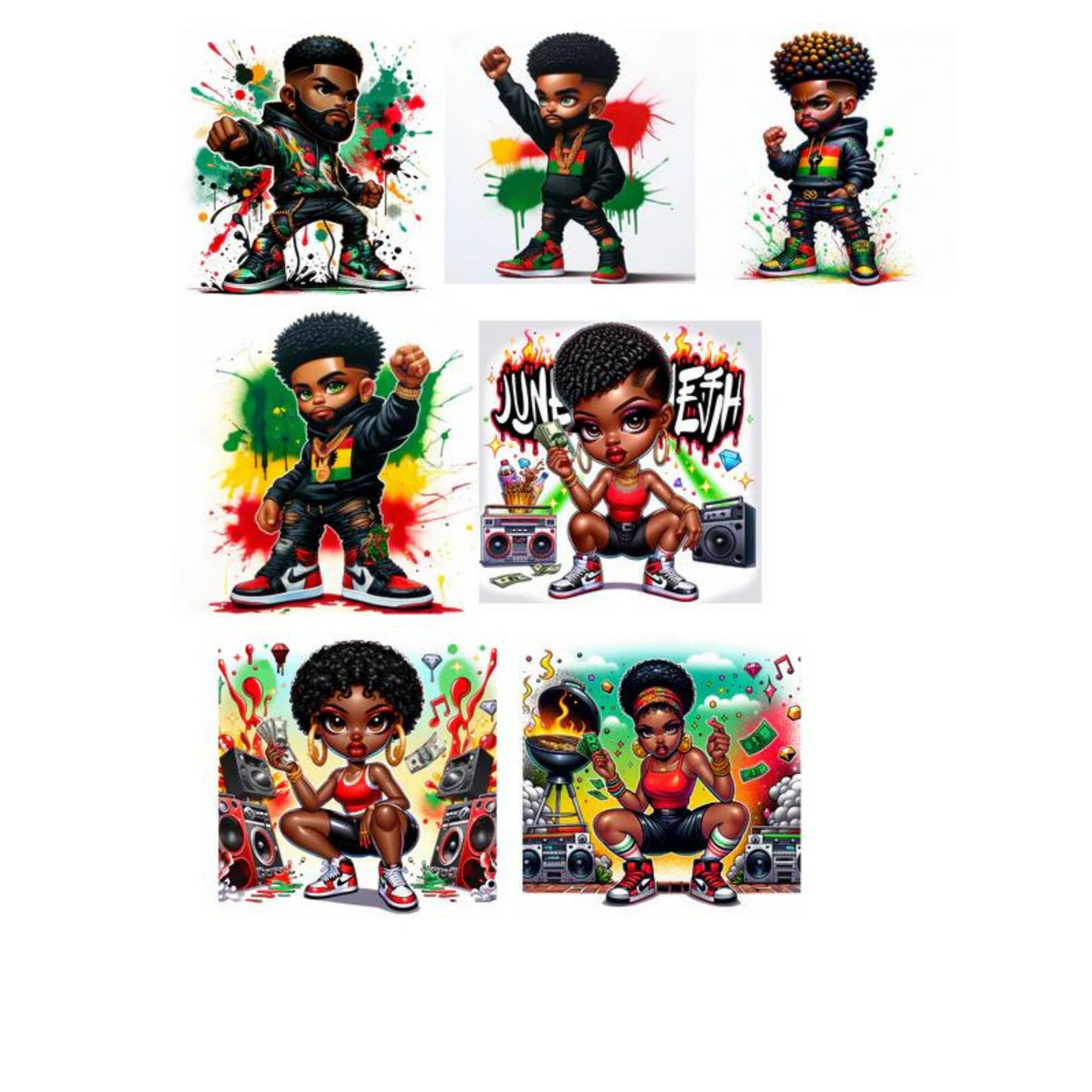Juneteenth Design Bundle (32 PNGS)