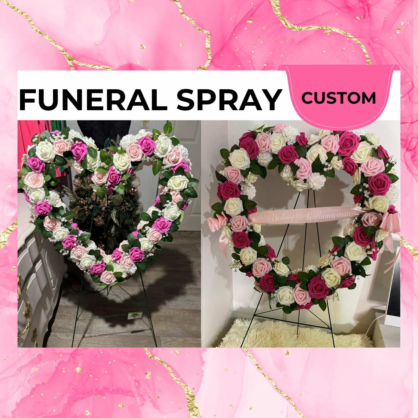 Heartfelt Serenity Funeral Spray