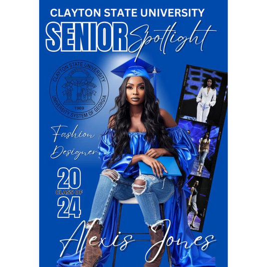 Graduation Editable Magazine Template (Canva)