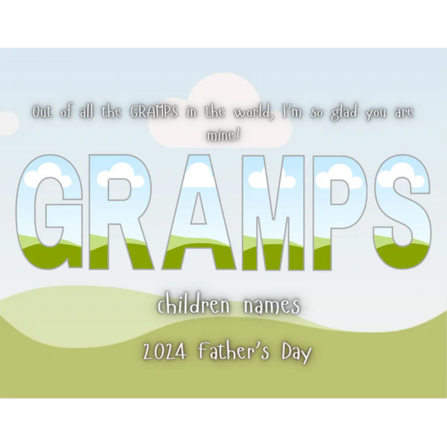 Father’s Day Editable Frame  Templates (Canva)