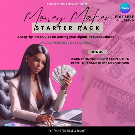 The Money Maker Starter Pack: Already Done for You Product