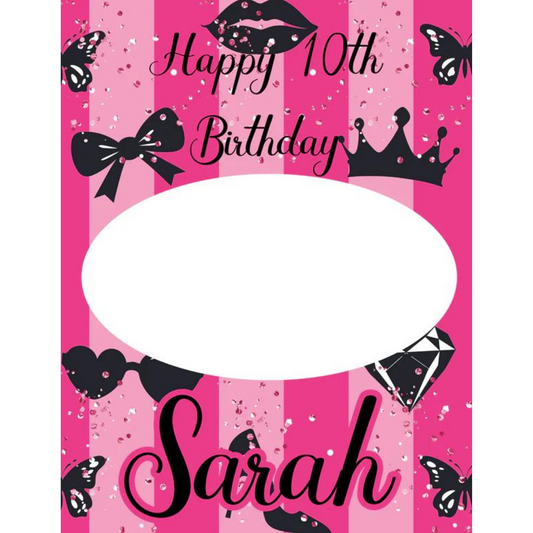 Barbie Editable Gift Box Template & Design (Canva)