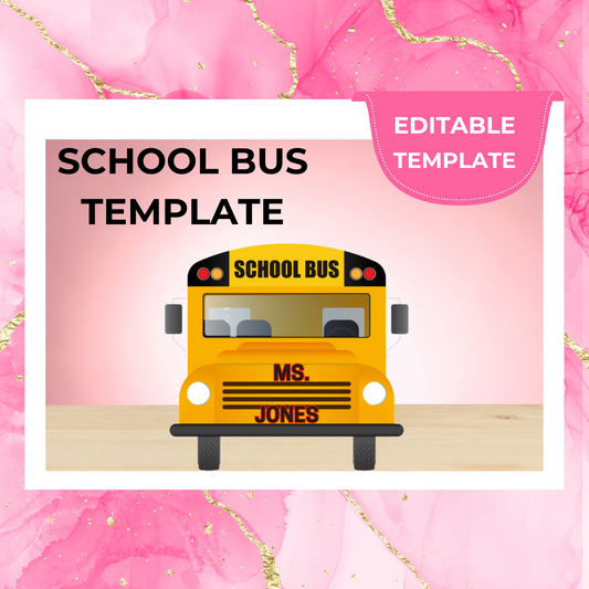 School Bus Template