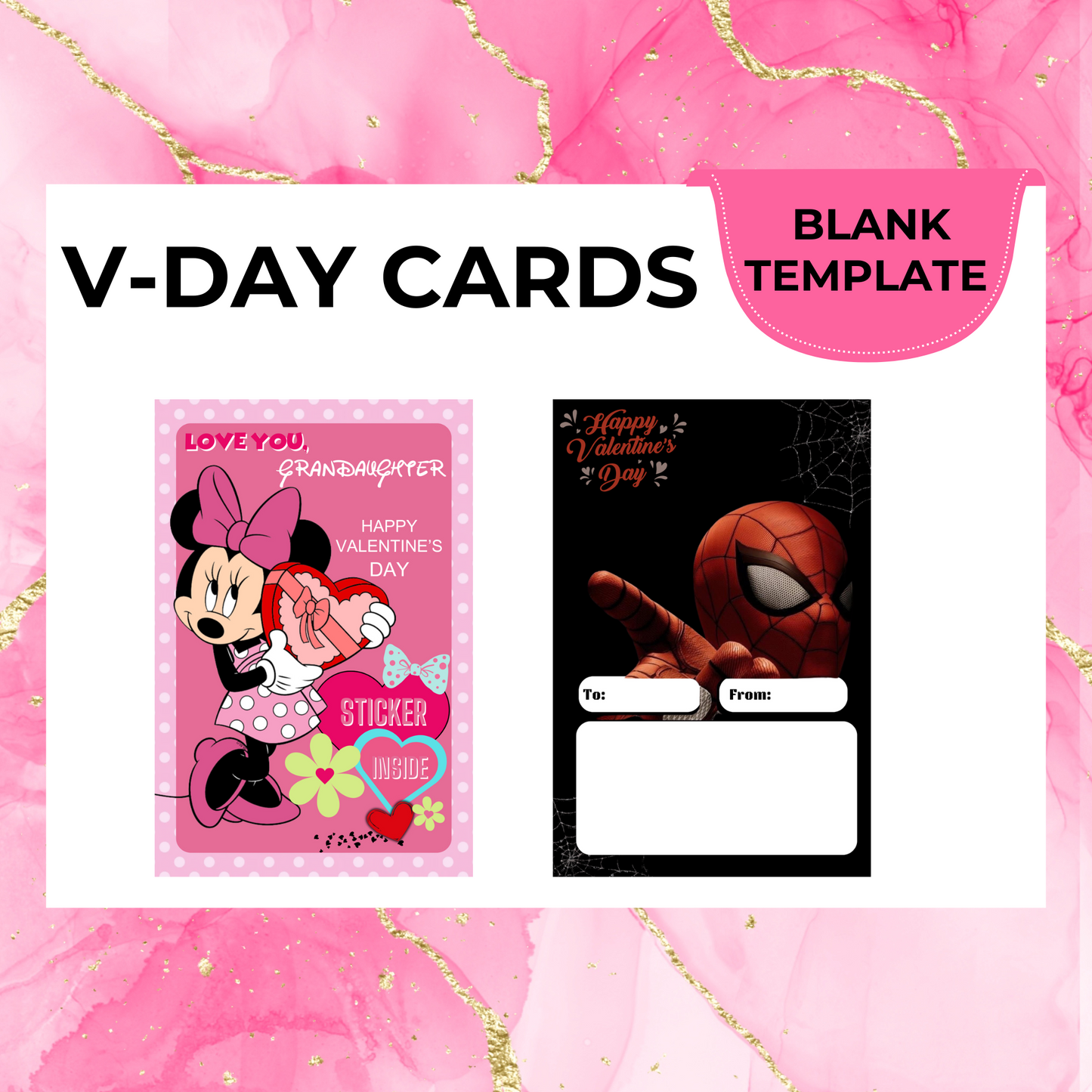 Valentine's Day Cards Template