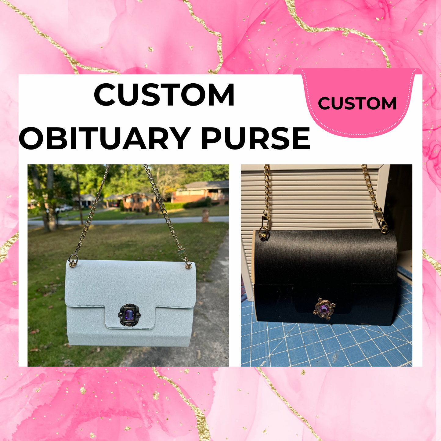 Obituary Keepsake Purse