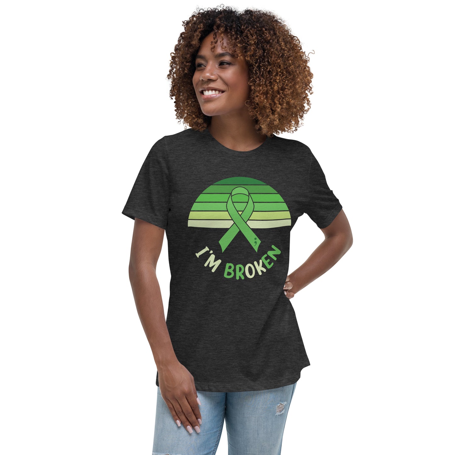 I'M BROKEN WOMEN'S RELAXED T-SHIRT